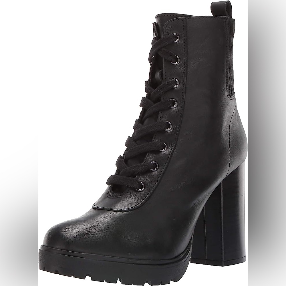 Steve Madden Latch black leather boot